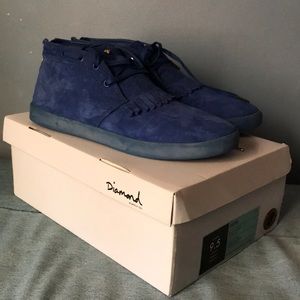 Diamond supply Co. jasper Blue suede sneaker
